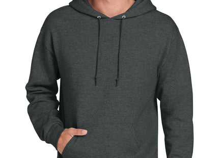 Jerzees NuBlend Pullover Hooded Sweatshirt 996M Black Heather
