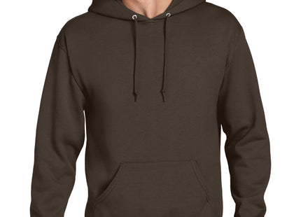 Jerzees NuBlend Pullover Hooded Sweatshirt 996M Chocolate