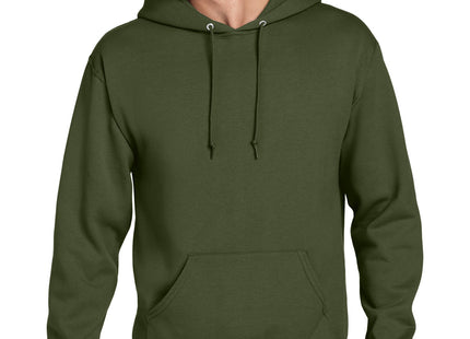 Jerzees NuBlend Pullover Hooded Sweatshirt 996M Military Green