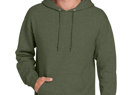 Jerzees NuBlend Pullover Hooded Sweatshirt 996M Military Green Heather