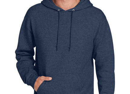 Jerzees NuBlend Pullover Hooded Sweatshirt 996M Vintage Heather Navy