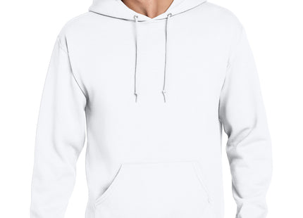 Jerzees NuBlend Pullover Hooded Sweatshirt 996M White