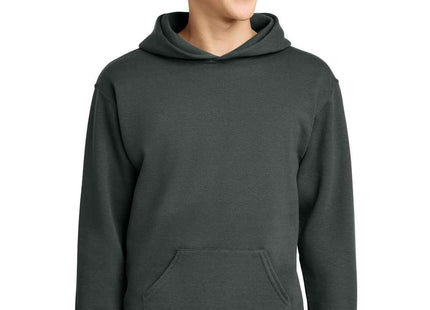 Jerzees Youth NuBlend Pullover Hooded Sweatshirt 996Y Charcoal Grey