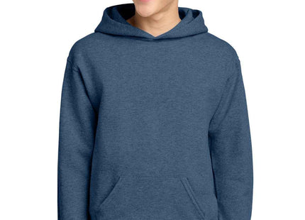 Jerzees Youth NuBlend Pullover Hooded Sweatshirt 996Y Vintage Heather Blue