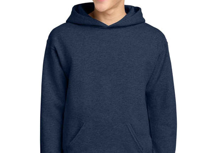 Jerzees Youth NuBlend Pullover Hooded Sweatshirt 996Y Vintage Heather Navy