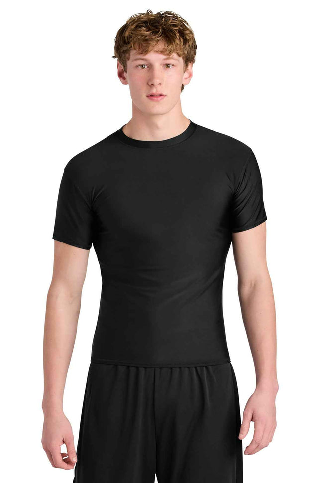 A4 Compression Short Sleeve Tee A4N3130 Black