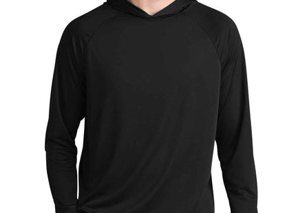 A4 Cooling Performance Long Sleeve Hooded Tee A4N3409 Black