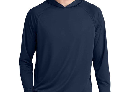A4 Cooling Performance Long Sleeve Hooded Tee A4N3409 Navy
