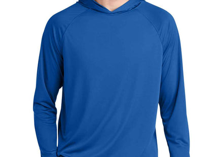 A4 Cooling Performance Long Sleeve Hooded Tee A4N3409 Royal