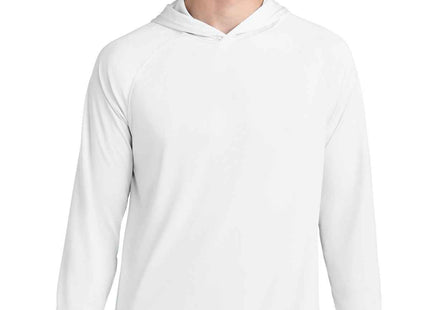 A4 Cooling Performance Long Sleeve Hooded Tee A4N3409 White