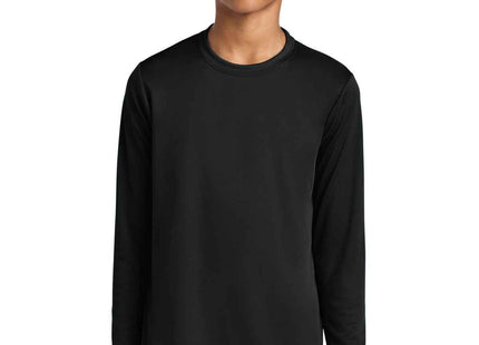A4 Youth Cooling Performance Long Sleeve Tee A4NB3165 Black S