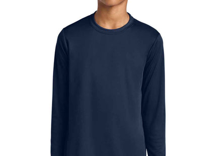 A4 Youth Cooling Performance Long Sleeve Tee A4NB3165 Navy
