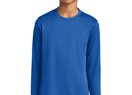 A4 Youth Cooling Performance Long Sleeve Tee A4NB3165 Royal