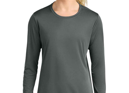 A4 Women's Cooling Performance Long Sleeve Tee A4NW3002 Graphite