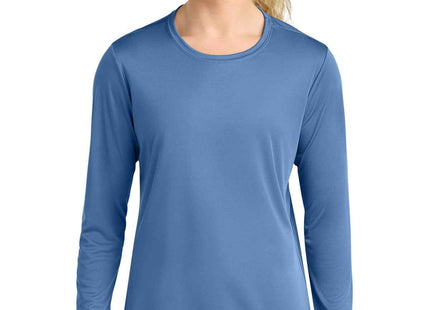 A4 Women's Cooling Performance Long Sleeve Tee A4NW3002 Light Blue