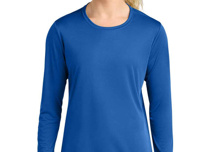A4 Women's Cooling Performance Long Sleeve Tee A4NW3002 Royal