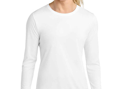 A4 Women's Cooling Performance Long Sleeve Tee A4NW3002 White