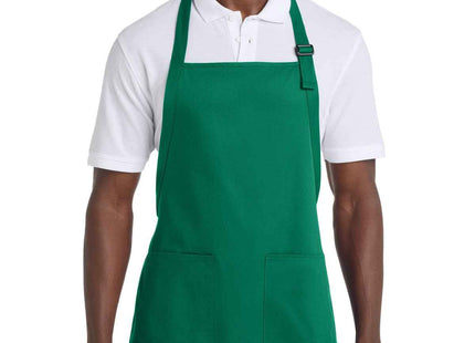 Port Authority FullLength Apron with Pockets A500 Kelly Green OSFA