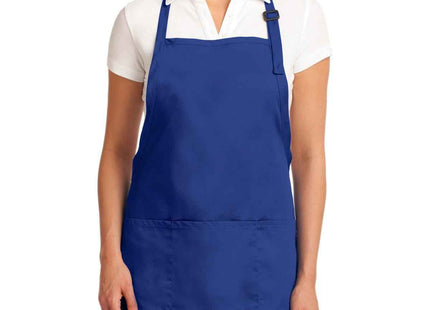 Port Authority Easy Care FullLength Apron with Stain Release A703 Royal OSFA