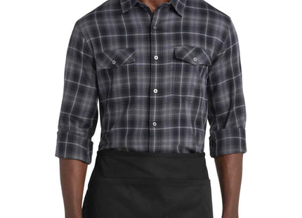 Port Authority Easy Care Reversible Waist Apron with Stain Release A707 Black OSFA