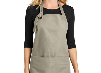 Port Authority Signature Heavy Twill Bib Apron A900 Sahara OSFA