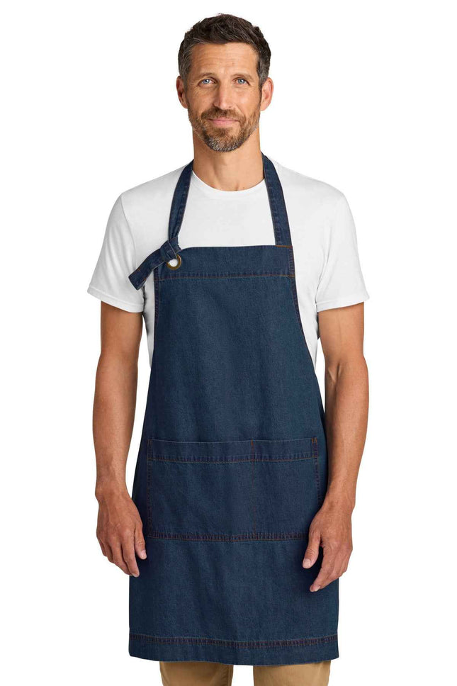 Port Authority Signature Denim Apron A901 Dark Denim OSFA