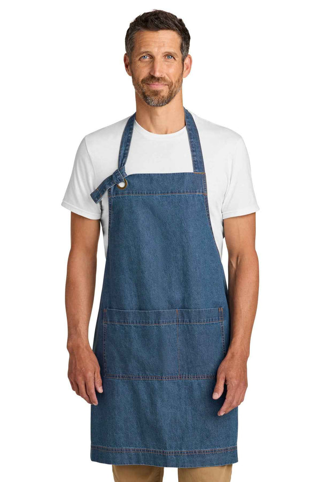 Port Authority Signature Denim Apron A901 Medium Denim OSFA