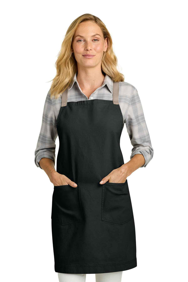 Port Authority Signature Heavy Twill Crossback Apron A902 Deep Black OSFA
