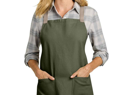 Port Authority Signature Heavy Twill Crossback Apron A902 Olive Drab Green OSFA