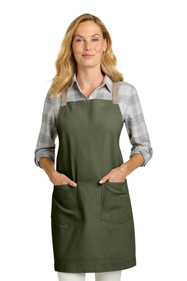Port Authority Signature Heavy Twill Crossback Apron A902 Olive Drab Green OSFA