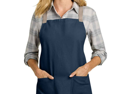 Port Authority Signature Heavy Twill Crossback Apron A902 River Blue Navy OSFA