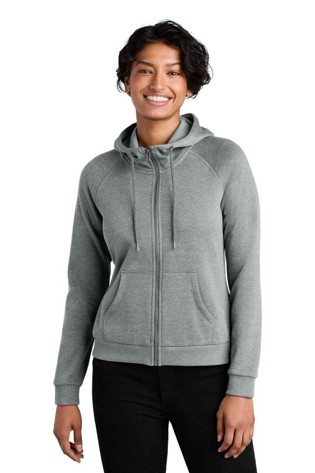 Allmade Women's Organic CVC Fleece FullZip Hoodie AL5003