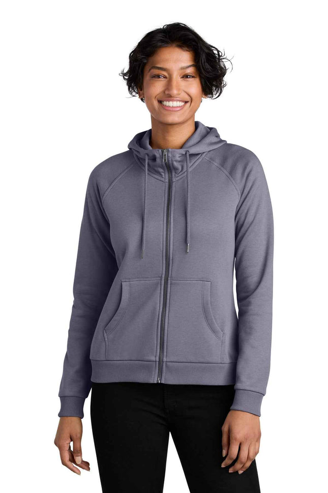 Allmade Women's Organic CVC Fleece FullZip Hoodie AL5003