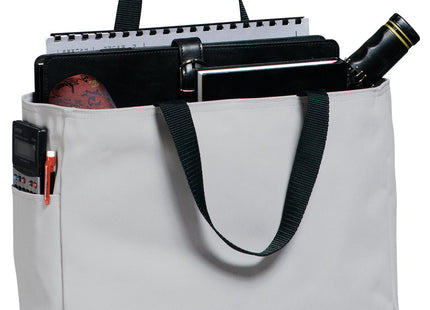 Port Authority Essential Tote B0750 Chrome OSFA