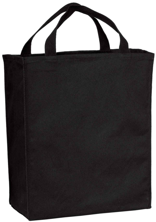 Port Authority Ideal Twill Grocery Tote B100 Black OSFA