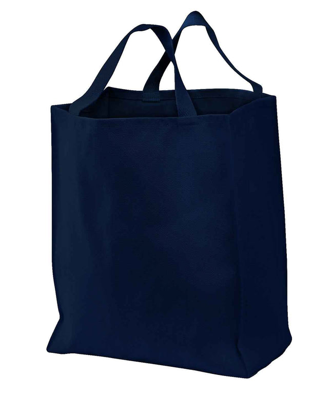 Port Authority Ideal Twill Grocery Tote B100 Navy OSFA