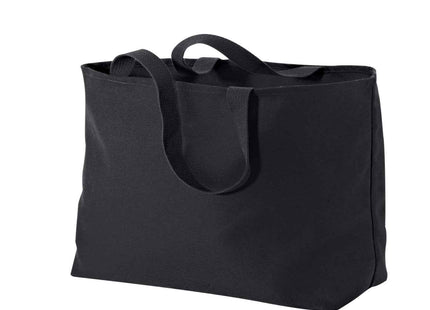 Port Authority Ideal Twill Jumbo Tote B300 Black OSFA
