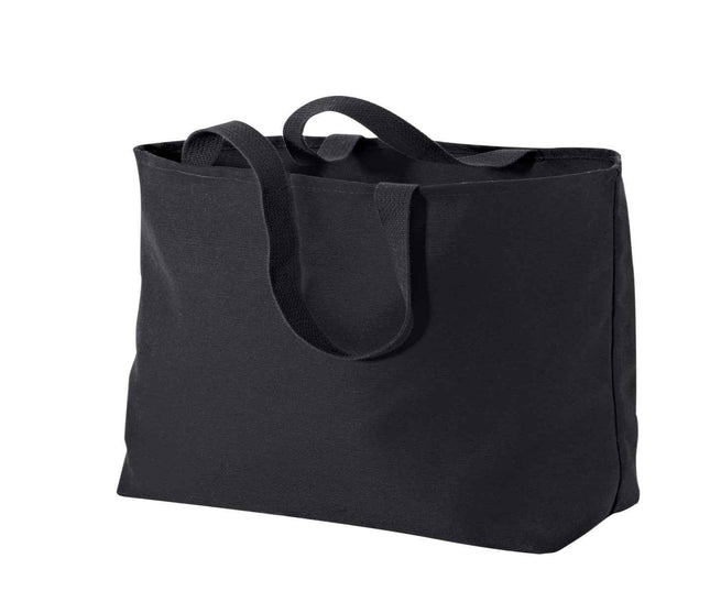 Port Authority Ideal Twill Jumbo Tote B300 Black OSFA