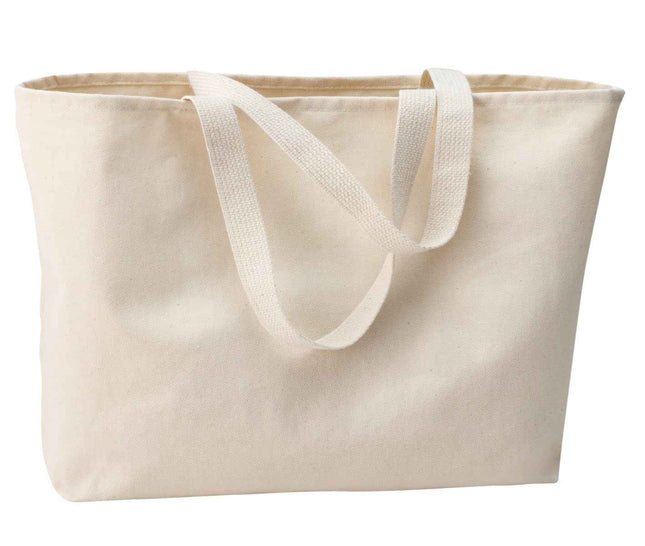 Port Authority Ideal Twill Jumbo Tote B300 Natural OSFA