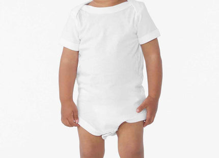 BELLA+CANVAS Infant Jersey Short Sleeve One Piece BC100B White