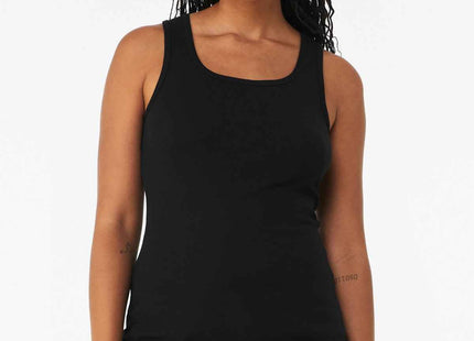 BELLA+CANVAS Women's Baby Rib Tank BC1080 Black