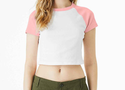 BELLA+CANVAS Women's Micro Rib Raglan Baby Tee BC1201