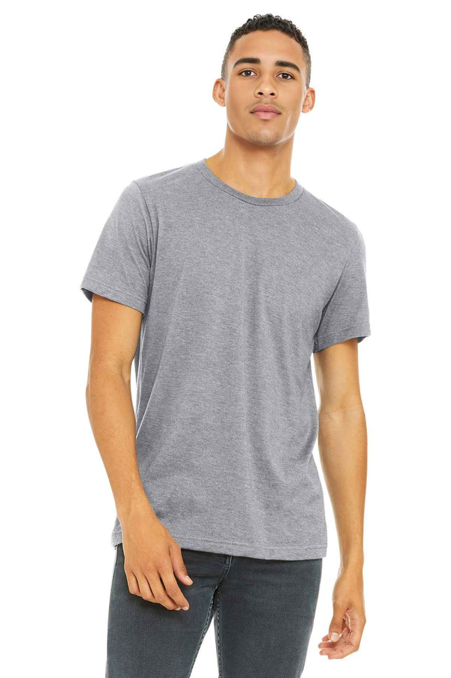 BELLA+CANVAS Unisex Heather CVC Short Sleeve Tee BC3001CVC Athletic Heather