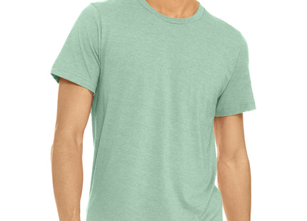 BELLA+CANVAS Unisex Heather CVC Short Sleeve Tee BC3001CVC Heather Prism Mint