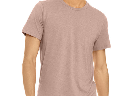 BELLA+CANVAS Unisex Heather CVC Short Sleeve Tee BC3001CVC Heather Prism Peach