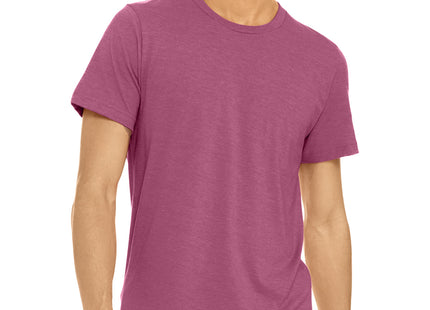 BELLA+CANVAS Unisex Heather CVC Short Sleeve Tee BC3001CVC Heather Raspberry