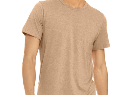 BELLA+CANVAS Unisex Heather CVC Short Sleeve Tee BC3001CVC Heather Sand Dune