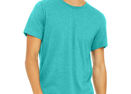 BELLA+CANVAS Unisex Heather CVC Short Sleeve Tee BC3001CVC Heather Sea Green