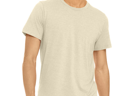 BELLA+CANVAS Unisex Heather CVC Short Sleeve Tee BC3001CVC Heather Soft Cream
