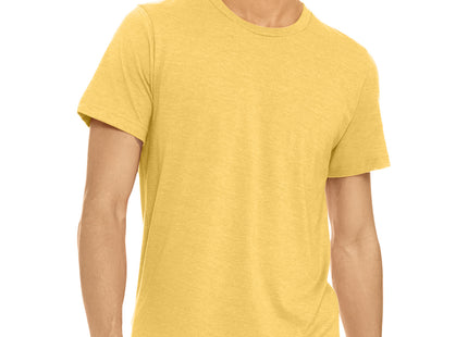 BELLA+CANVAS Unisex Heather CVC Short Sleeve Tee BC3001CVC Heather Yellow Gold